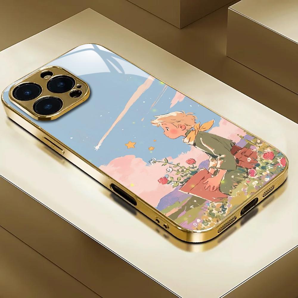 Apple Iphone 16 - Зеркальный чехол INS Rose Little Prince
