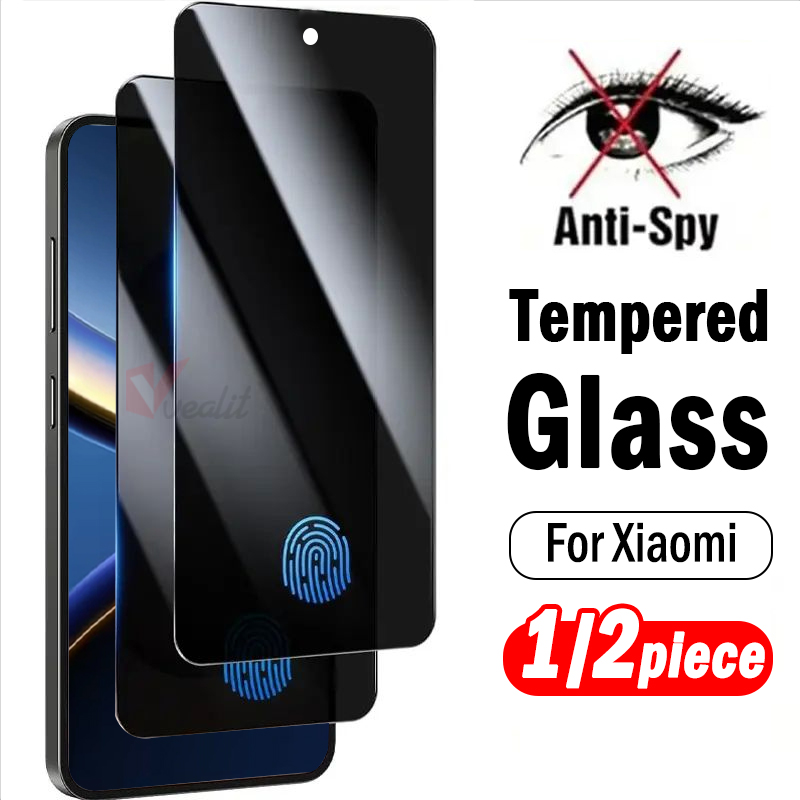 Privacy Screen Protector - 1-2 шт. закаленное стекло для разблокировки