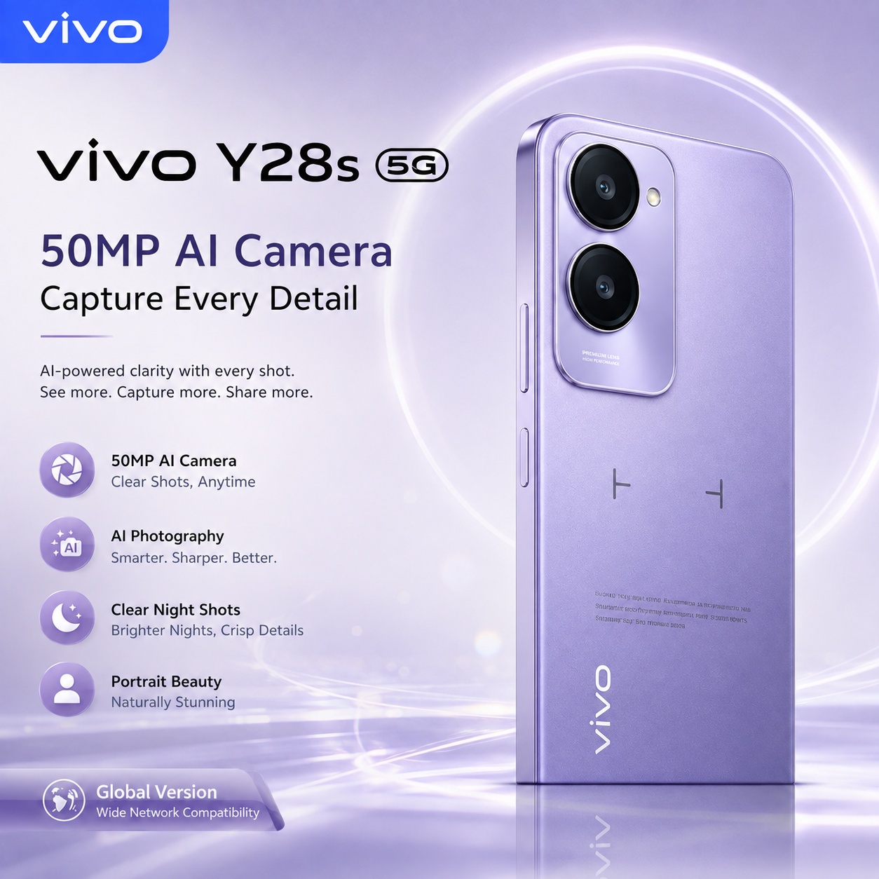 Новый смартфон vivo Y28s 5G 20 – обзор и цена Vivo Y28