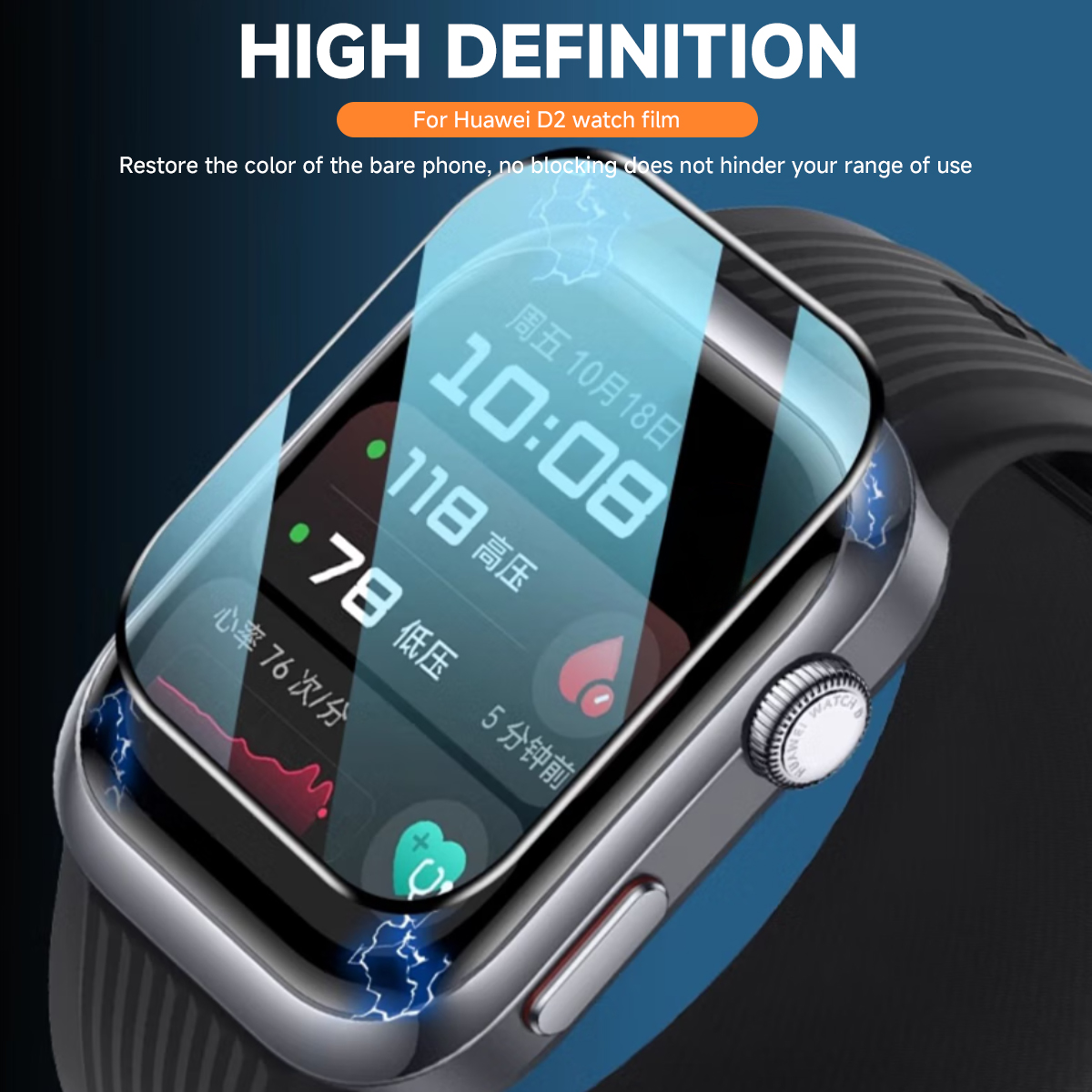 5D защитная пленка для Huawei  – обзор и цена Smartwatch Screen Film